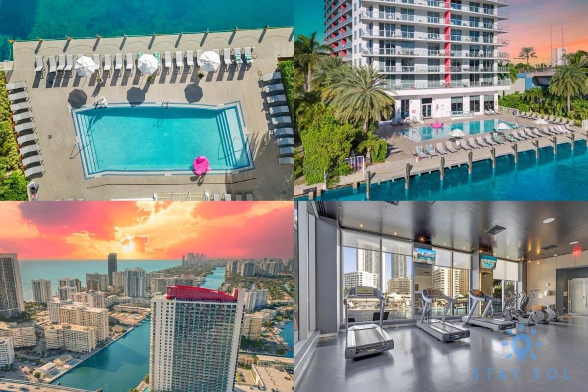 Infinite Views, Amazing Pool, Gym, Near Beach Hallandale Beach Exterior photo